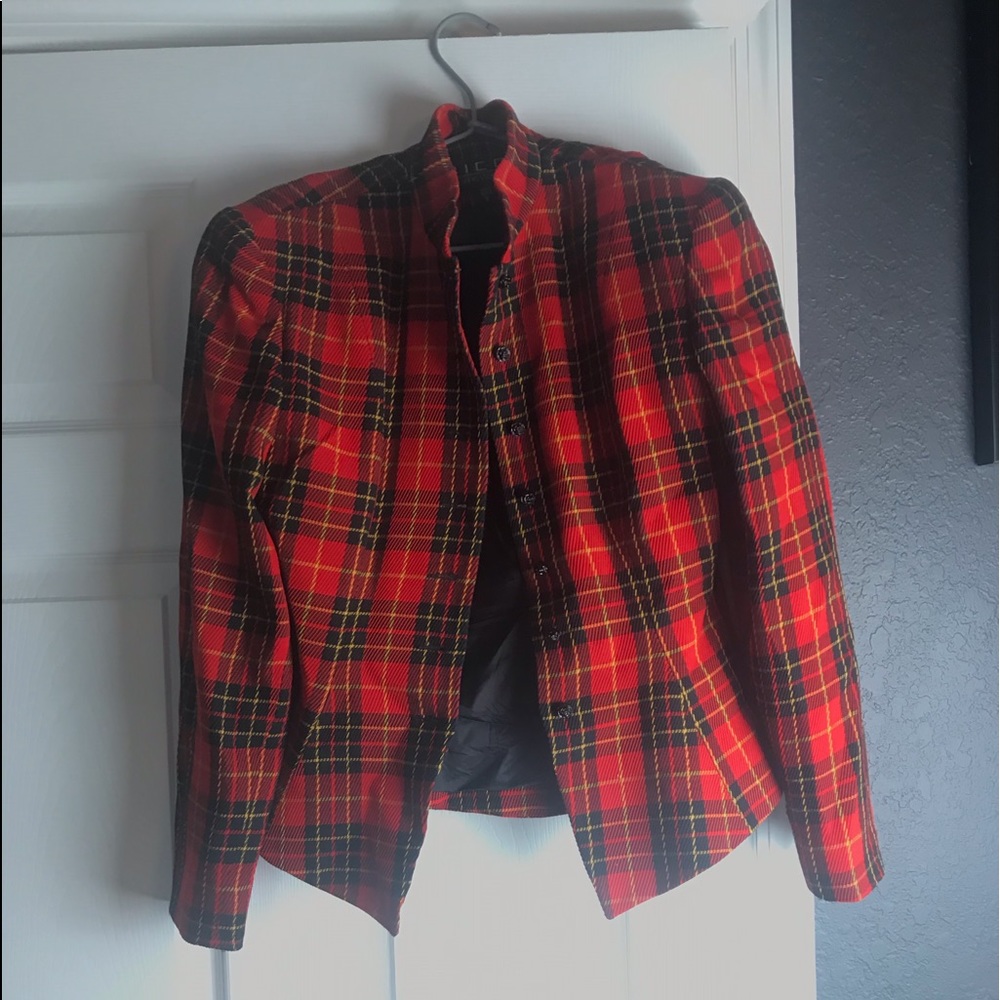 Plaid blazer